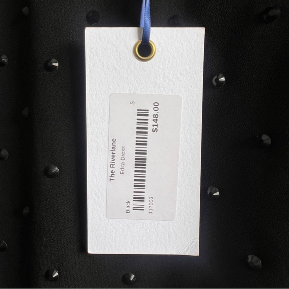 NWT ASTR THE LABEL EDITA RHINESTONE EMBELLISHED LONG SLEEVE MINI DRESS - Picture 7 of 8